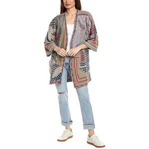 NEW JOHNNY WAS emily biya kimono in heather grey